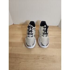 Women's Silver Metallic Nema 3 Casual Nine West Sneakers Sz 9